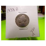 1938-D  JEFFERSON NICKEL
