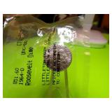 1964-D  UNC  ROOSEVELT DIME