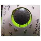 7 - WWII NAZI GERMAN COINS W/SWAZTICA