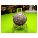 MEXICAN COINS  5  - 1 PESO, 1 CEN QUINTA CENTAVOS, 1 DOLLAR, 20 DOLLAR, 1 QUINTA CENTAVOS