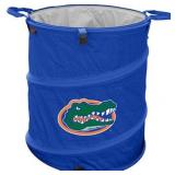 Logo Brands 135-35 Florida Light Duty Trash Can - Blue