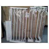 Extra Wide Baby Gate for Stairs Doorways Hallways Tension Baby Gate Walk Through Child Gates for Kids or Pets Indoor Safety Gates 57.5-62 Inch