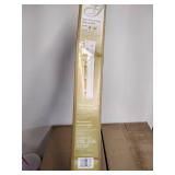 Spring Window Fashions Super Heavy Duty Traverse Curtain Rod 48-84 Inch, White (One Way Draw: Left)