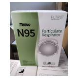 N95 Particulate Respirators/100 pk
