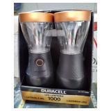Duracell LED Lanterns 1000 Lumens W/USB Connestion 2 Pack