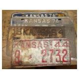 4 LICENSE PLATES