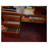 CUSTOM CORNER OAK DESK