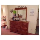 DRESSER AND MIRROR