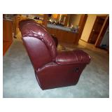 EXQUISITE LEATHER LOVE SEAT RECLINER
