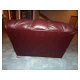 EXQUISITE LEATHER LOVE SEAT RECLINER