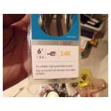 ELECTRONIC CORDS AND CLOCKS ETC.