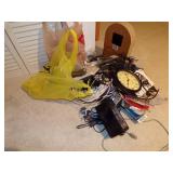 ELECTRONIC CORDS AND CLOCKS ETC.