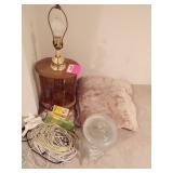 LAMP, PLUSH BLANKET, ETC