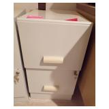 2 DRAWER FILE CABINET W/KEYS