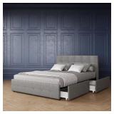 DHP Rose Upholstered Bed (Queen Size)