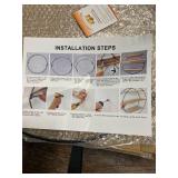 Metal 3-Tier Circle Wall Shelf