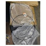 Metal 3-Tier Circle Wall Shelf