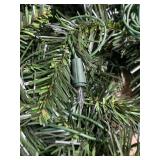 Vickerman Clear Frosted Bellevue Alpine Artificial Christmas Wreath