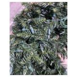 Vickerman Clear Frosted Bellevue Alpine Artificial Christmas Wreath