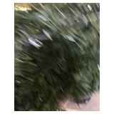 Vickerman Clear Frosted Bellevue Alpine Artificial Christmas Wreath