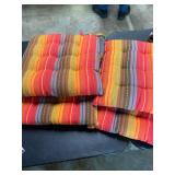 Striped Chair Cushions (SET OF 4)