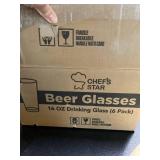 Chefs Star Beer Glasses (SET OF 6)