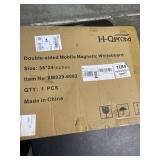 H Qprobd Double Sided Mobile Magnetic Whiteboard