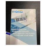 H Qprobd Double Sided Mobile Magnetic Whiteboard