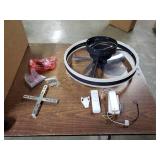 LED Ring Light 5-Blade Ceiling Fan