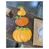 Glitzhome Metal Pumpkin Yard Stake