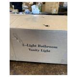 Tipace Industrial 5-Globe Vanity Light