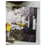 White Wine Kitchen Canvas Art Set
