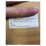 NY Threads Women Fleece Hooded Bathrobe (Size XL)