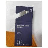 GAP Mens Quarter Crew Socks (Size S/M)