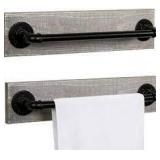 MyGift Farmhouse Towel Racks (SET OF 2)