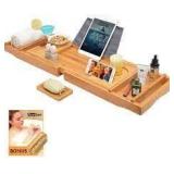 Bamfan Bamboo Bathtub Tray
