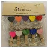 Wooden Number Pegs 0-9 Wooden Craft Pegs
