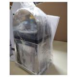 Pittaigo Manual Ice Crusher for Home Bar Restaurant Party Cold Drinks, Zinc Alloy Construction Stainless Steel Blades for Fast Crushing