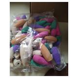 SPACEKEEPER Ceramic Backflow Incense Holder Waterfall Incense Burner, with 120 Backflow Incense Cones + 30 Incense Stick, Aromatherapy Ornament Home Decor, Blue Set