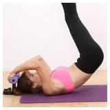 Adjustable Crunch Sit-up Assistant Device Home Fitness Gym Lose Weight Equipment comes with knee pads and resistance bands varies from stock photo