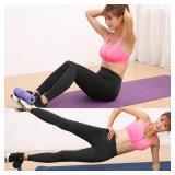 Adjustable Crunch Sit-up Assistant Device Home Fitness Gym Lose Weight Equipment comes with knee pads and resistance bands varies from stock photo