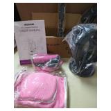 Adjustable Crunch Sit-up Assistant Device Home Fitness Gym Lose Weight Equipment comes with knee pads and resistance bands varies from stock photo