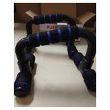 Premium Push Up Bars Kit with Adjustable Hand Grip Strengthener (11-132 LB), Portable Push Up Handles for Floor with Cushioned Foam Grip & Non-Slip Sturdy Structure for Men/Women