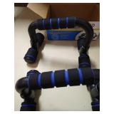 Premium Push Up Bars Kit with Adjustable Hand Grip Strengthener (11-132 LB), Portable Push Up Handles for Floor with Cushioned Foam Grip & Non-Slip Sturdy Structure for Men/Women