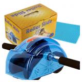 Ab Roller Wheel, Rebound Abdominal Roller with Knee Mat Gear and Turtle Shell Cover Protection Ab Trainer Muscle Fitness Machine Exercise Equipment