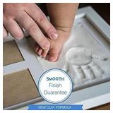 Baby Handprint and Footprint Makers Kit Keepsake For Newborn Boys & Girls, Baby Girl Gifts & Baby Boy Gifts, New Mom Baby Shower Gifts, Baby Milestone Picture Frames Baby Registry, Nursery Decor frame