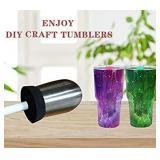 4Pack Flexible Cup Turner Spinner Tumbler Turner Foam Accessories for Tumblers Crafting,Work