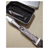 Nail Clippers Set, Terresa 2Pcs Toenail Fingernail Clippers for Thick Nails, No Splash Nail Clipper with Catcher Stainless Steel Nail Cutter Trimmer for Men and Women with Carry Case black