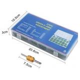 AUTOUTLET 270PCS O Rings Kit 18 Sizes Car Air Conditioning O-Ring Assortment Set with Valve Core Removal Tool for Door, Window, Electric Appliance, Bearing, Pump, Roller Auto, Home Appliances (Green