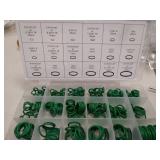 AUTOUTLET 270PCS O Rings Kit 18 Sizes Car Air Conditioning O-Ring Assortment Set with Valve Core Removal Tool for Door, Window, Electric Appliance, Bearing, Pump, Roller Auto, Home Appliances (Green